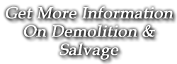 Get More Information On Demolition