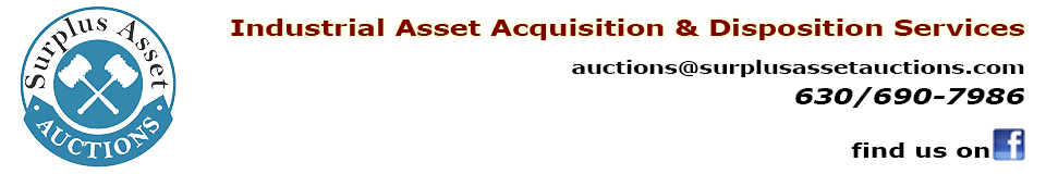 Surplus Asset Auctions - Your Source For All Industrial Asset Management Needs